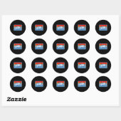 Nationaal park Saguaro Ronde Sticker (Vel)