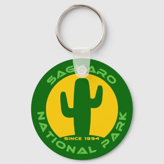 Nationaal park Saguaro Sleutelhanger (Voorkant)