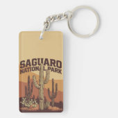 Nationaal park Saguaro Sleutelhanger (achterkant)