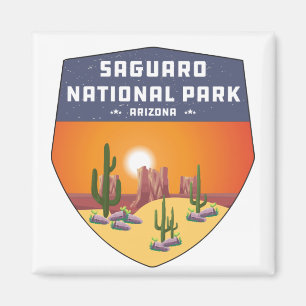 Nationaal park Saguaro Souvenir Cactus Arizona Magneet