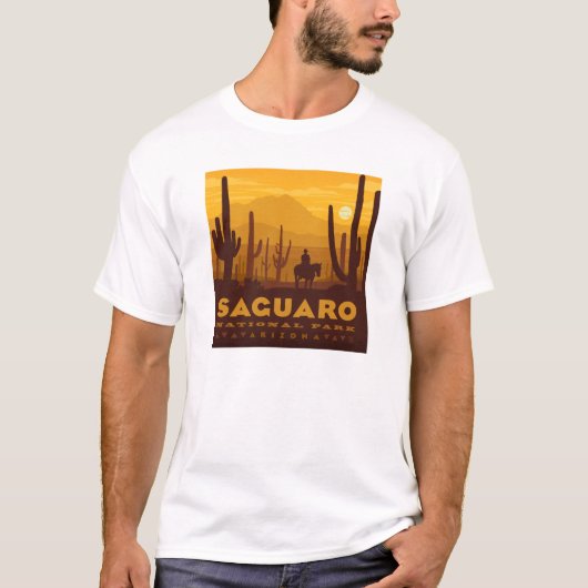 Nationaal park Saguaro Square | Arizona T-shirt (Voorkant)