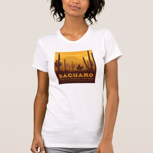 Nationaal park Saguaro Square | Arizona T-shirt (Voorkant)