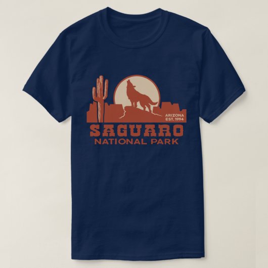 Nationaal park Saguaro T-shirt (Design voorkant)