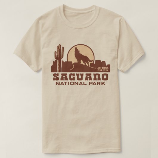 Nationaal park Saguaro T-shirt (Design voorkant)