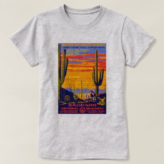 Nationaal park Saguaro T-shirt (Design voorkant)