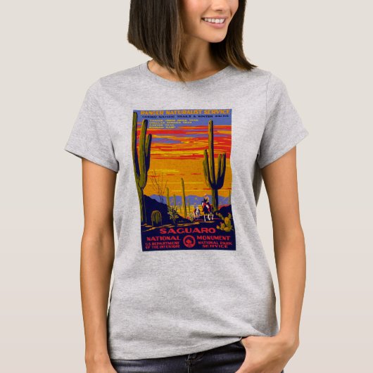 Nationaal park Saguaro T-shirt (Voorkant)