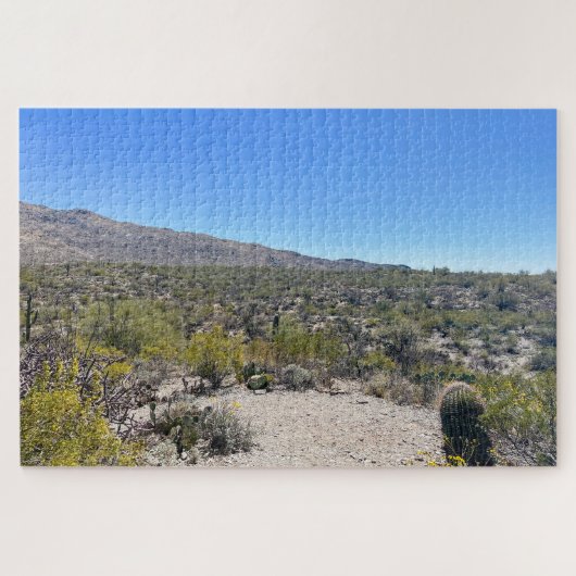 Nationaal park Saguaro Tucson Arizona Jigzaag Puzz Legpuzzel (Horizontaal)