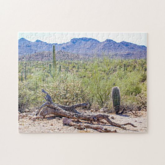 Nationaal park Saguaro Tucson Arizona Jigzaag Puzz Legpuzzel (Horizontaal)