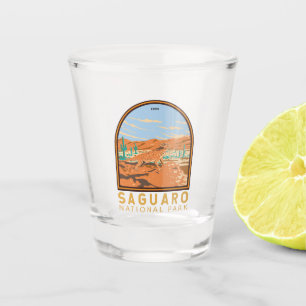 Nationaal park Saguaro - Vintage voor de geharrewa Shot Glas