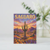 Nationaal park Saguaro VS Briefkaart (Staand voorkant)