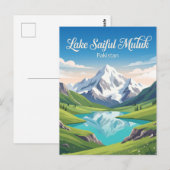 Nationaal park Saiful Muluk Pakistan Briefkaart (Voorkant / Achterkant)