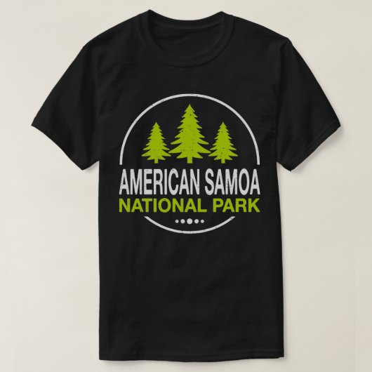 Nationaal Park Samoa 2 T-shirt (Design voorkant)