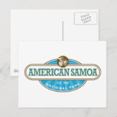 Nationaal Park Samoa Briefkaart (Voorkant / Achterkant)