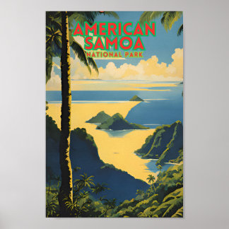 Nationaal Park Samoa Poster