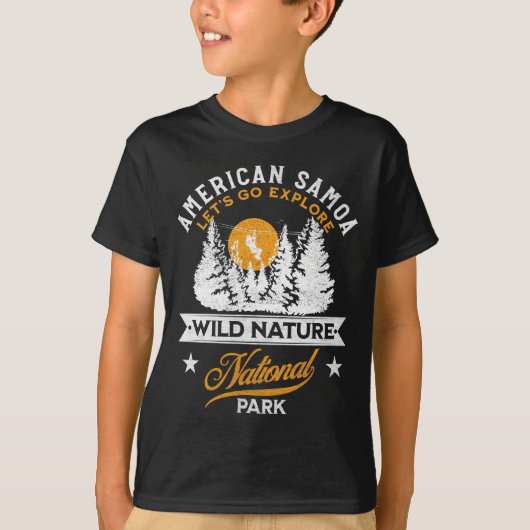 Nationaal Park Samoa T-shirt (Voorkant)