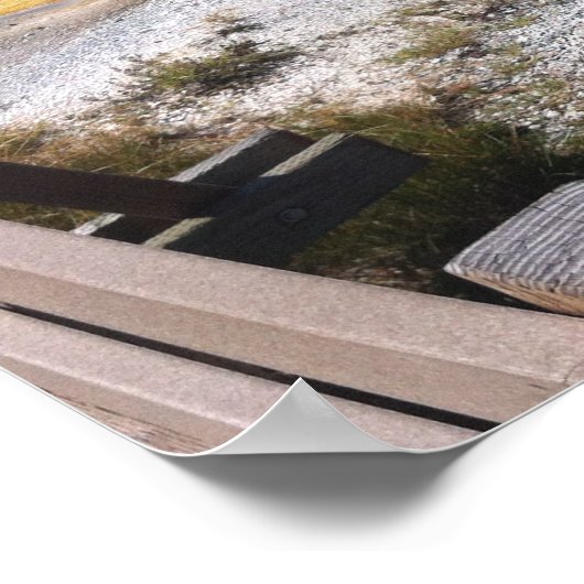 Nationaal park Sapphire Pool Yellowstone Poster (Hoek)