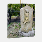 Nationaal park Saratoga Keramisch Ornament (Rechts)