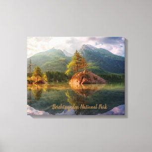 Nationaal park Schilderachtig Berchtesgaden  Canvas Afdruk