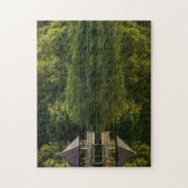 Nationaal park Schilderachtig Garden House Lake Vi Legpuzzel