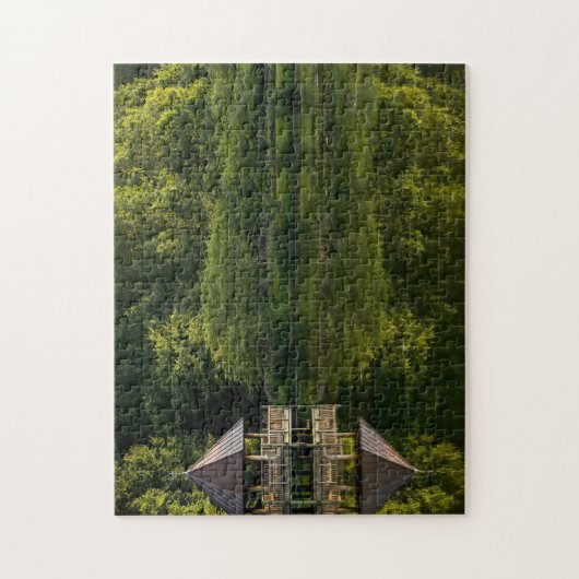 Nationaal park Schilderachtig Garden House Lake Vi Legpuzzel (Verticaal)
