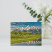 Nationaal park Schwabacher Landing Grand Teton Feestdagenkaart (Staand voorkant)