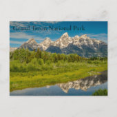 Nationaal park Schwabacher Landing Grand Teton Feestdagenkaart (Voorkant)