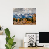 Nationaal park Schwabacher Landing Grand Teton Poster (Thuiskantoor)