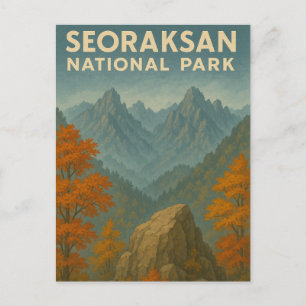 Nationaal park Seoraksan Briefkaart