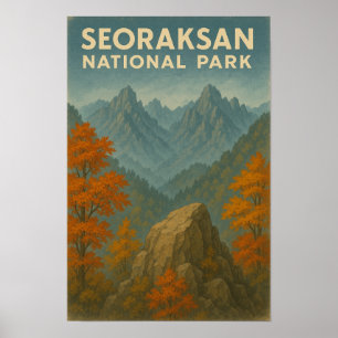 Nationaal park Seoraksan Poster