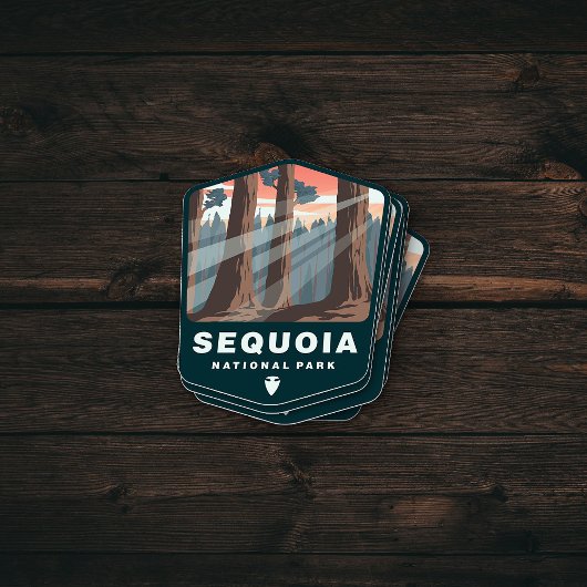Nationaal park Sequoia | Afgesneden Sticker