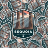 Nationaal park Sequoia | Afgesneden Sticker