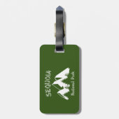 Nationaal park Sequoia Bagagelabel (Achterkant verticaal)
