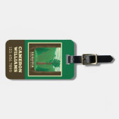 Nationaal park Sequoia Bagagelabel (Voorkant horizontaal)