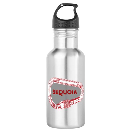 Nationaal park Sequoia, beklimming Carabiner Waterfles (Voorkant)