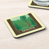 Nationaal park Sequoia Bier Onderzetter (Linkerzijde)