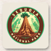 Nationaal park Sequoia Bier Onderzetter (Voorkant)