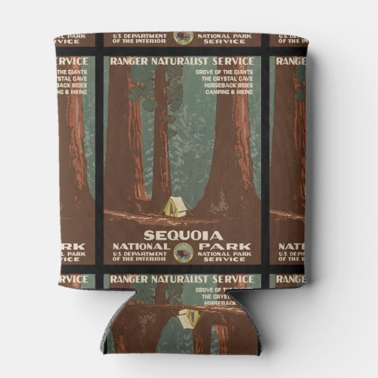 Nationaal park Sequoia Blikjeskoeler (Achterkant)