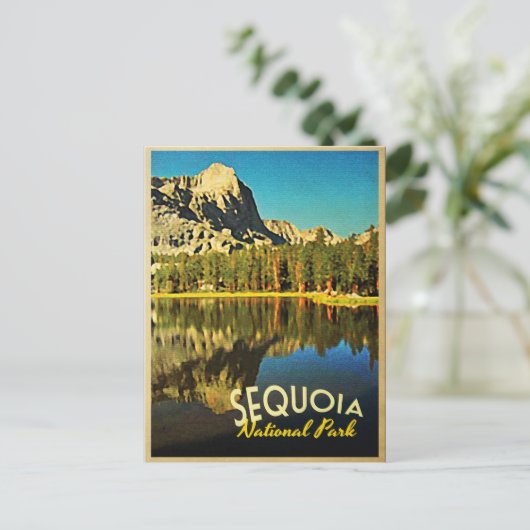 Nationaal Park Sequoia Briefkaart (Staand voorkant)