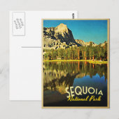 Nationaal Park Sequoia Briefkaart (Voorkant / Achterkant)