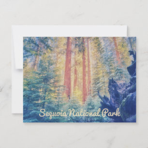 Nationaal park Sequoia Briefkaart