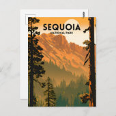 nationaal park Sequoia Briefkaart (Voorkant / Achterkant)
