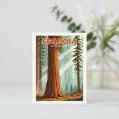 Nationaal park  Sequoia Briefkaart (Staand voorkant)