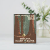Nationaal park Sequoia Briefkaart (Staand voorkant)