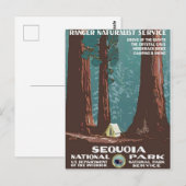 Nationaal park Sequoia Briefkaart (Voorkant / Achterkant)