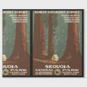 Nationaal park Sequoia Cadeaupapier (Vlak)