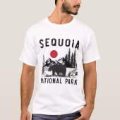  nationaal park Sequoia California Beer T-shirt (Voorkant)