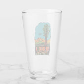 Nationaal park Sequoia, Californië - Pint Glass Glas (Achterkant)
