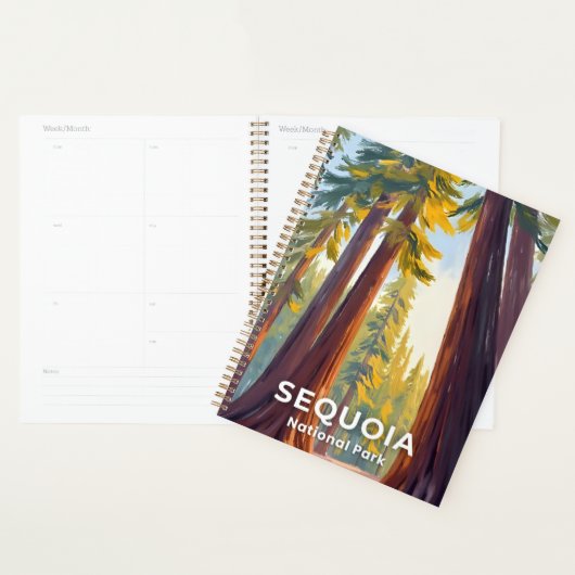 Nationaal park Sequoia | Californische kunst Planner (Display)