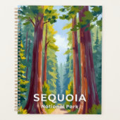 Nationaal park Sequoia | Californische kunst Planner (Voorkant)