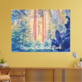 Nationaal park Sequoia Canvas Afdruk (Insitu (Woonkamer))